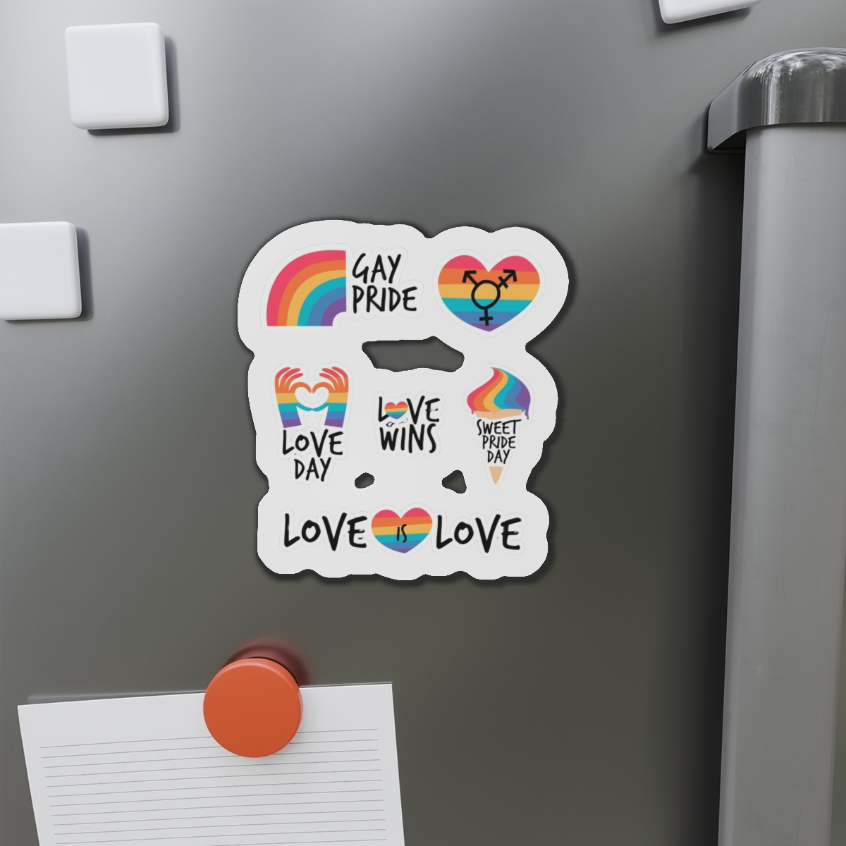 Pride Day Label Pack Theme Die Cut Magnets - Image 14