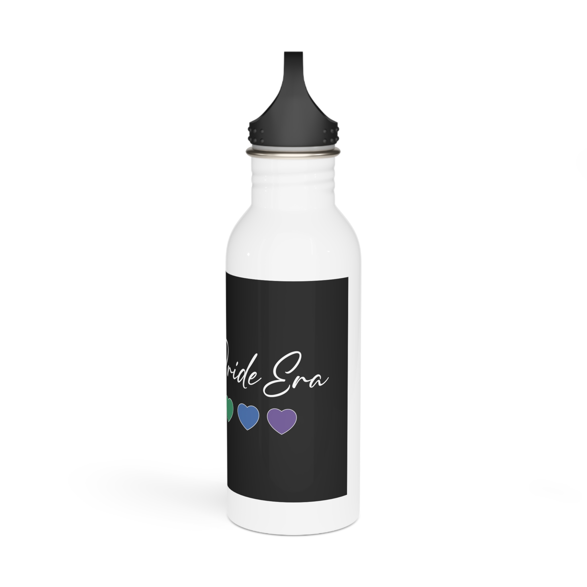 Pride Lgbtq Gay Typography Vector Tshirt Design(2) Stainless Steel Water Bottle - Image 4