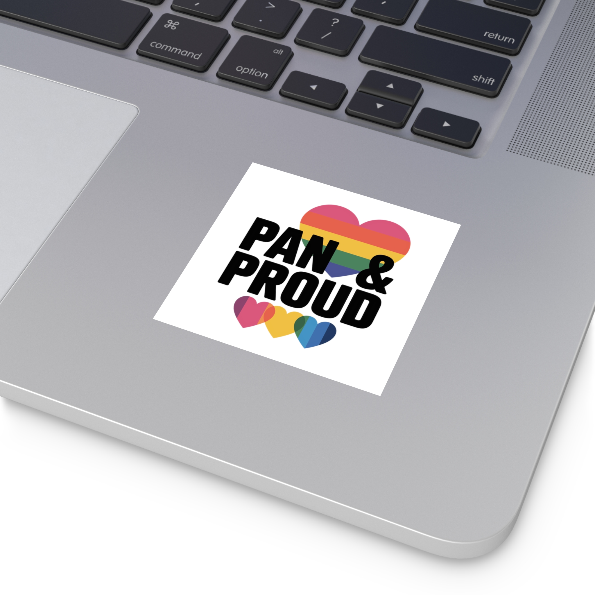 Pan Proud T Shirt Design Isolated White Background 2 Laminate Stickers Square - Image 11