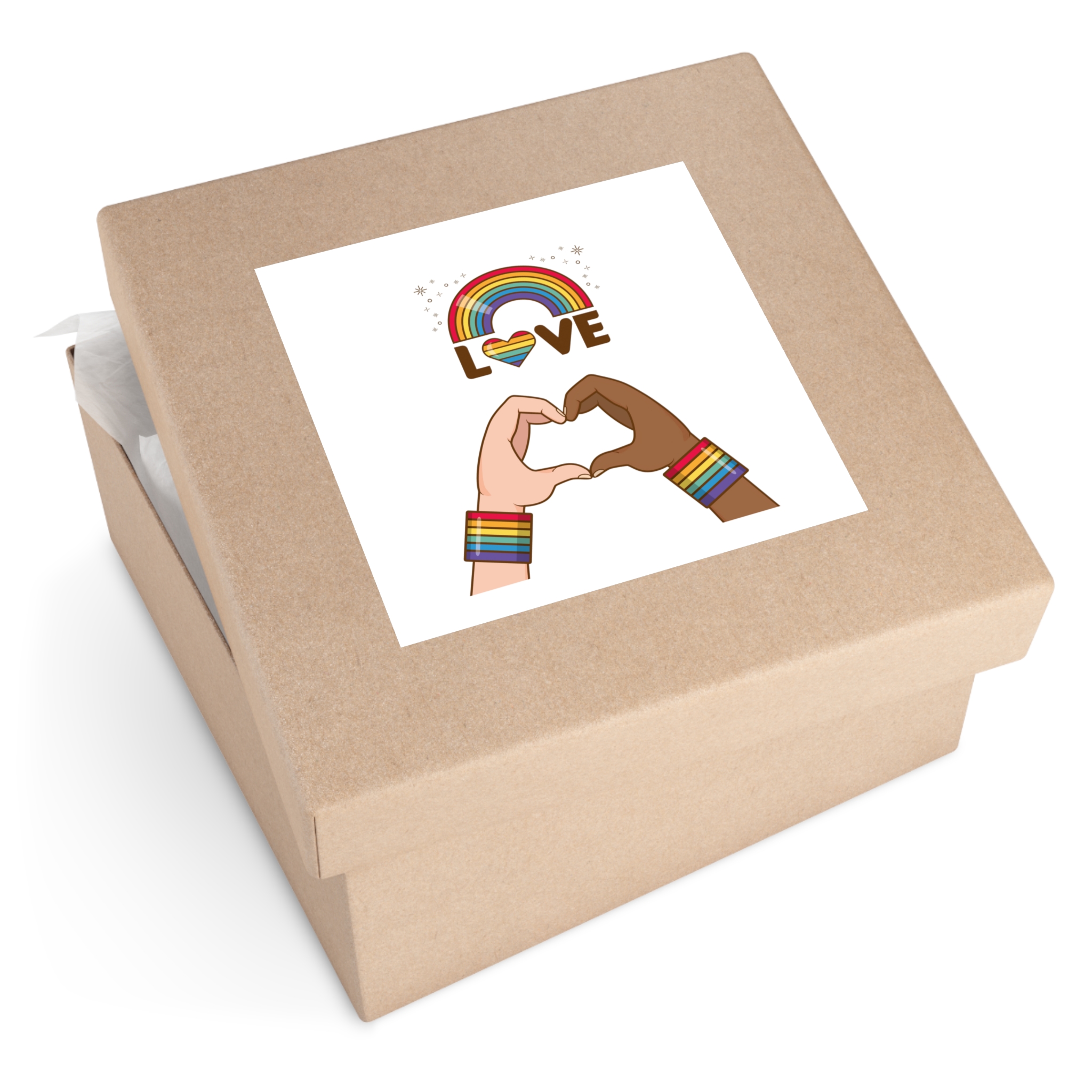 Lgbt Pride Element Collection Laminate Stickers Square - Image 51