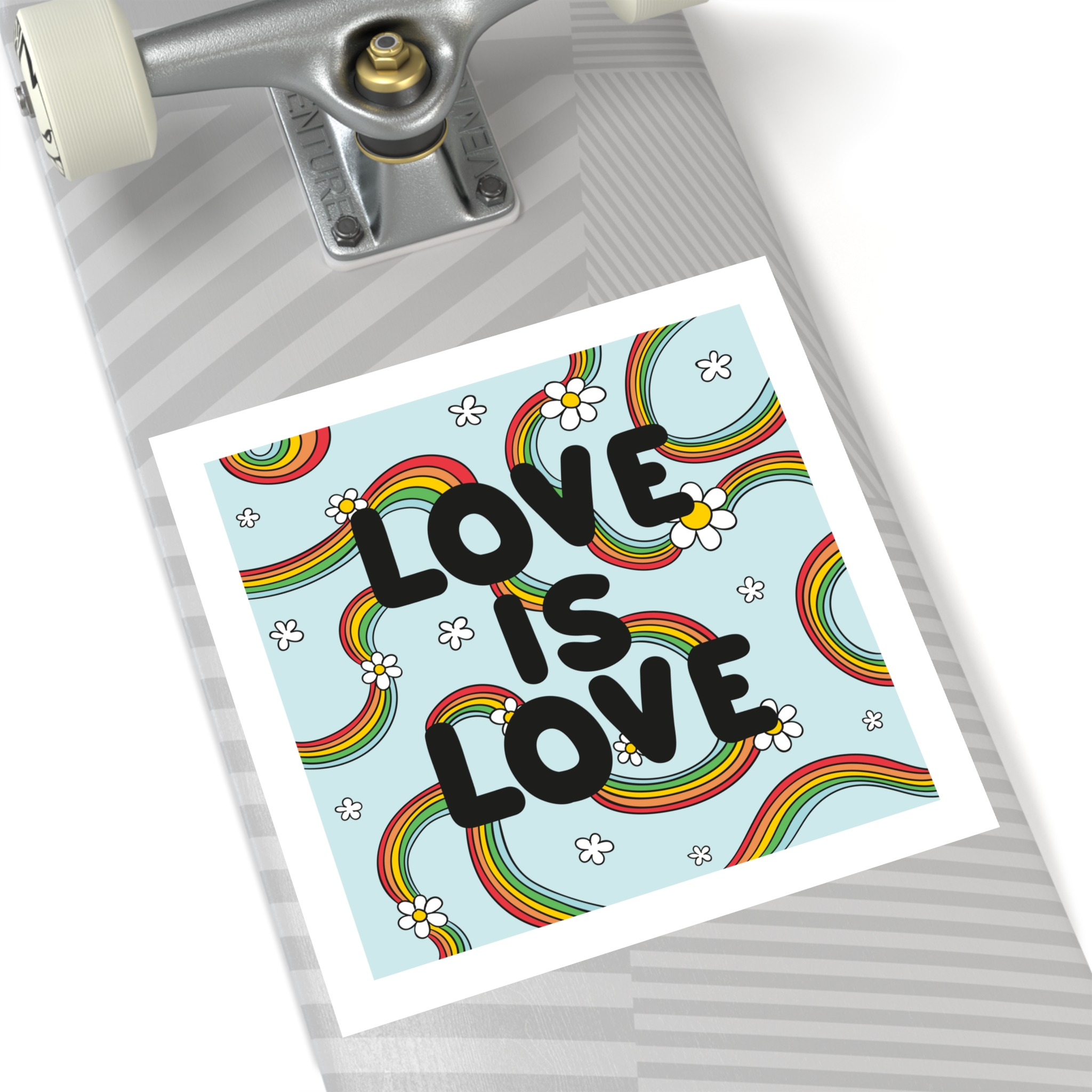 Pride Day Lettering Concept Laminate Stickers Square - Image 52