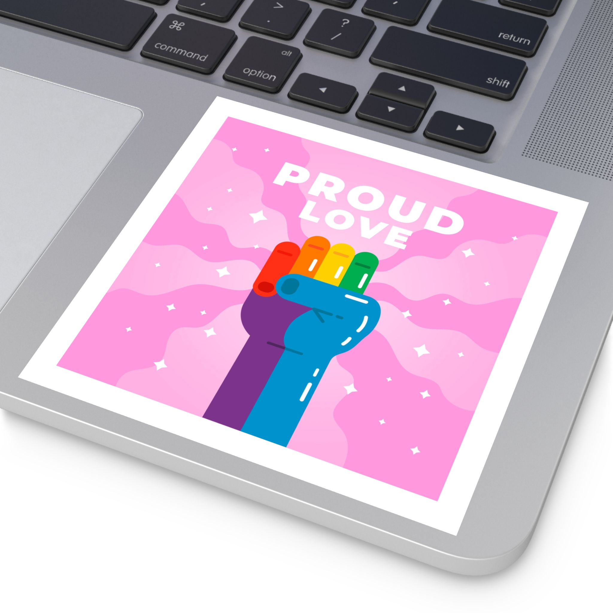 Pride Day Concept(4) Laminate Stickers Square - Image 35