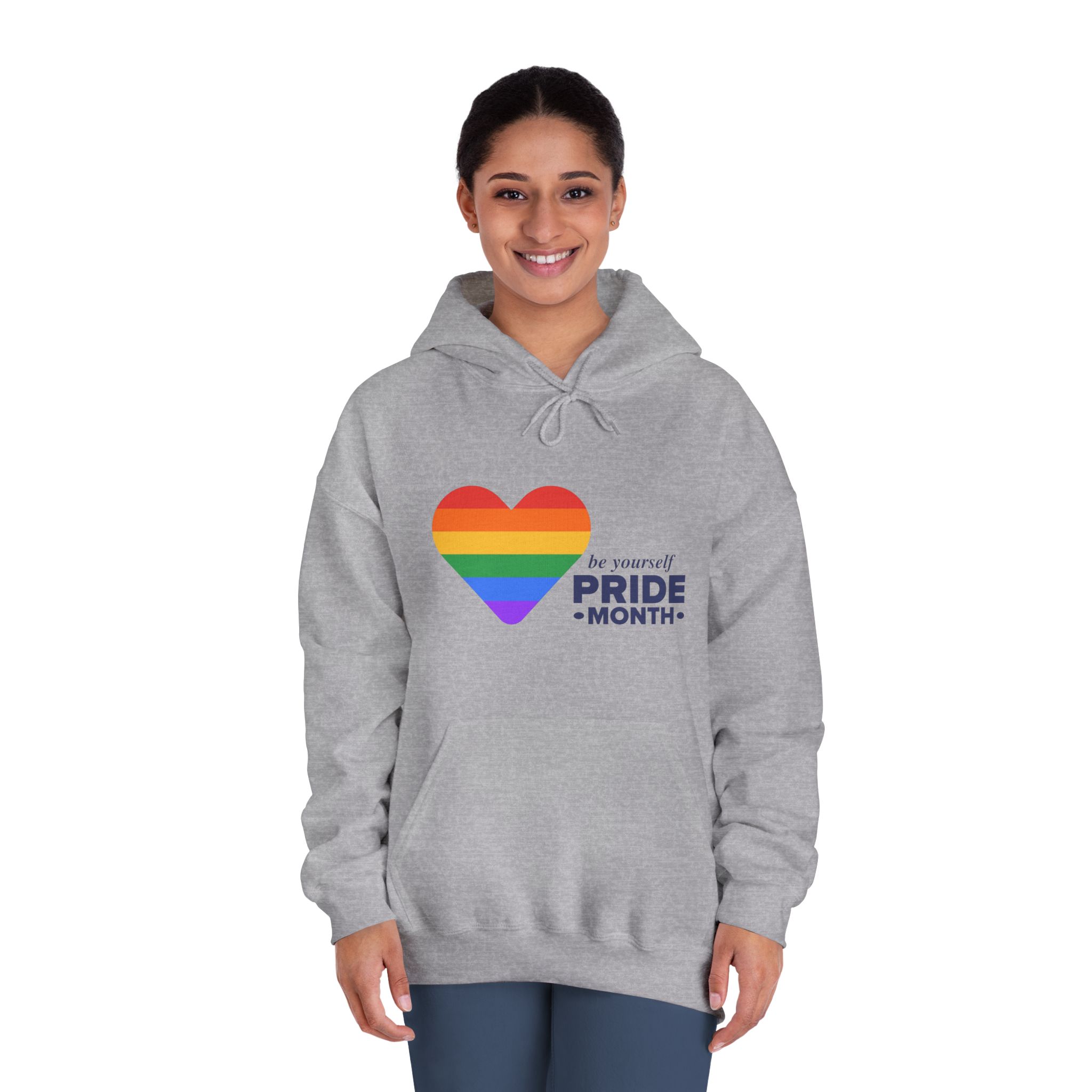 Lgbt Pride Month June Lgbt Flag Rainbow Flag Love Concept Vector Illustration Poster Unisex Dryblend Hooded Sweatshirt - Image 16