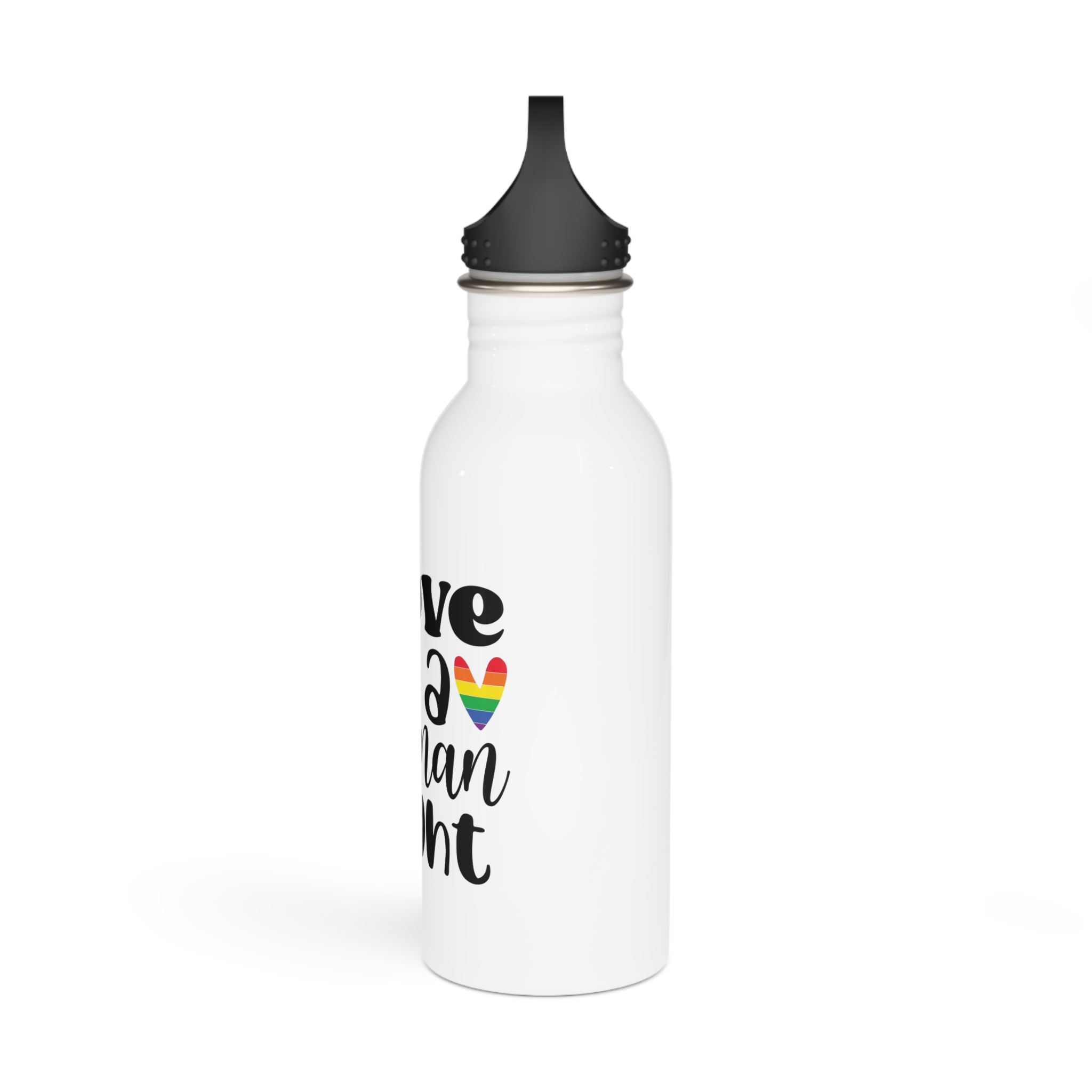 Gay Pride Svg Design (2) Stainless Steel Water Bottle - Image 4
