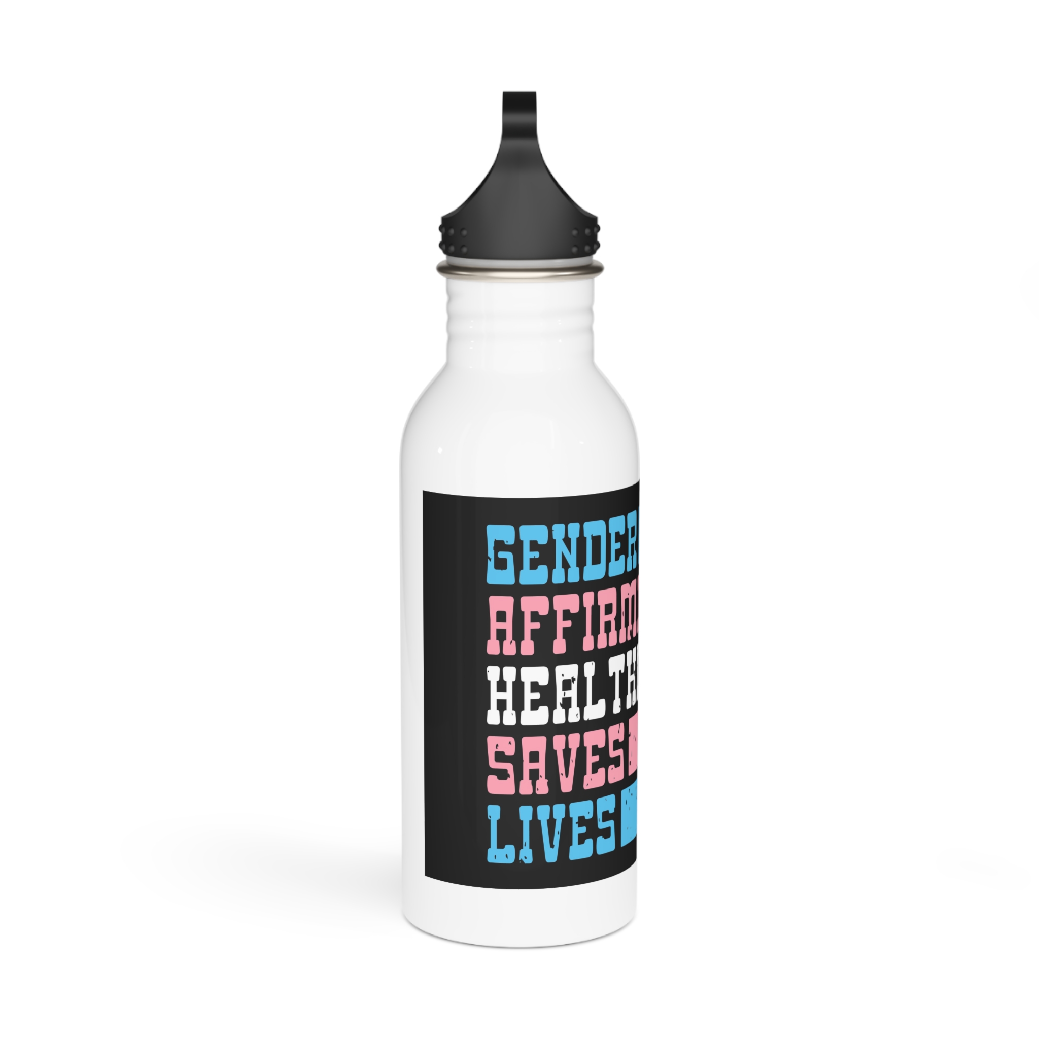 Poster With Words Order It Stainless Steel Water Bottle - Image 2