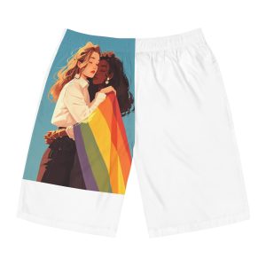 Lesbian Pride Design F63169 Mens Board Shorts Aop
