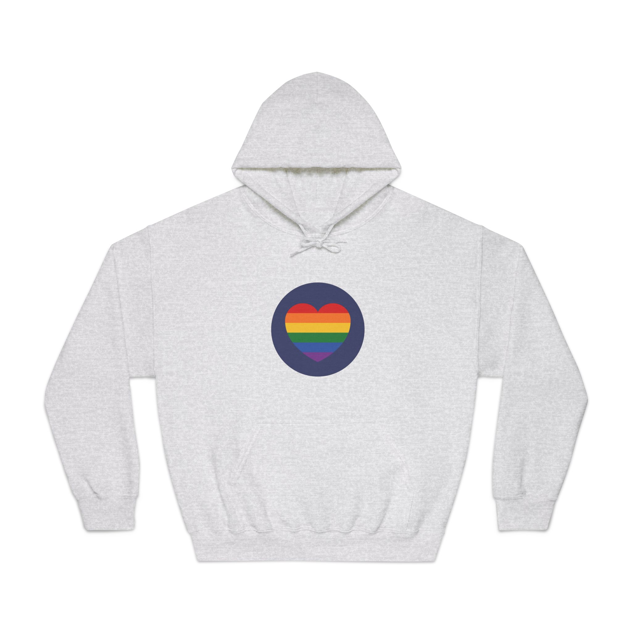Lgbt Pride Month June Lesbian Gay Bisexual Transgender Lgbtq Flag Rainbow Vector(5) Unisex Dryblend Hooded Sweatshirt - Image 5