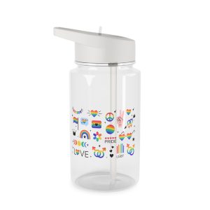 Lgbt Stickers Pack Doodle Style Lgbtq Set Lgbt Pride Community Symbols Rainbow Colored Element Tritan Water Bottle