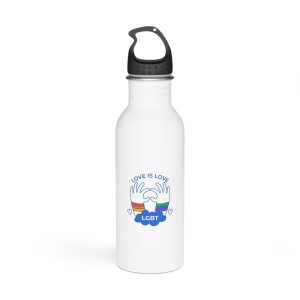 Hand Drawn Pride Month Lgbt Logo Template(1) Stainless Steel Water Bottle