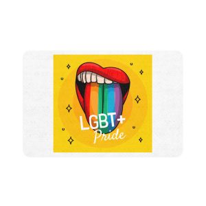 Hand Drawn Pride Month Lgbt Illustration Pet Food Mat 12x18
