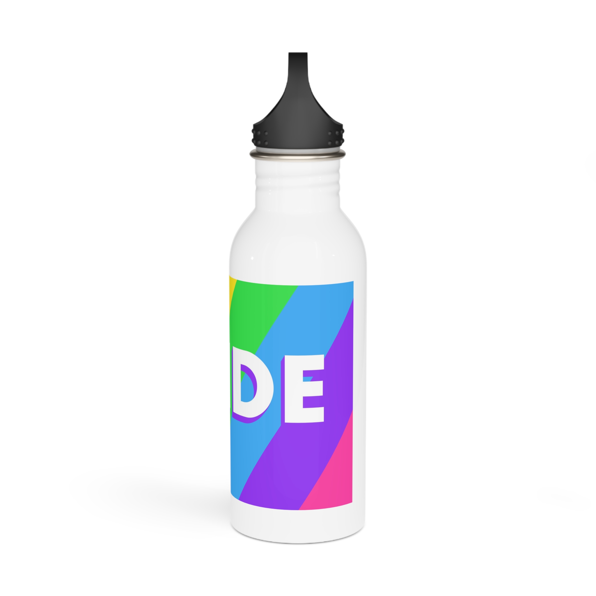 Pride Background 3 Stainless Steel Water Bottle - Image 4