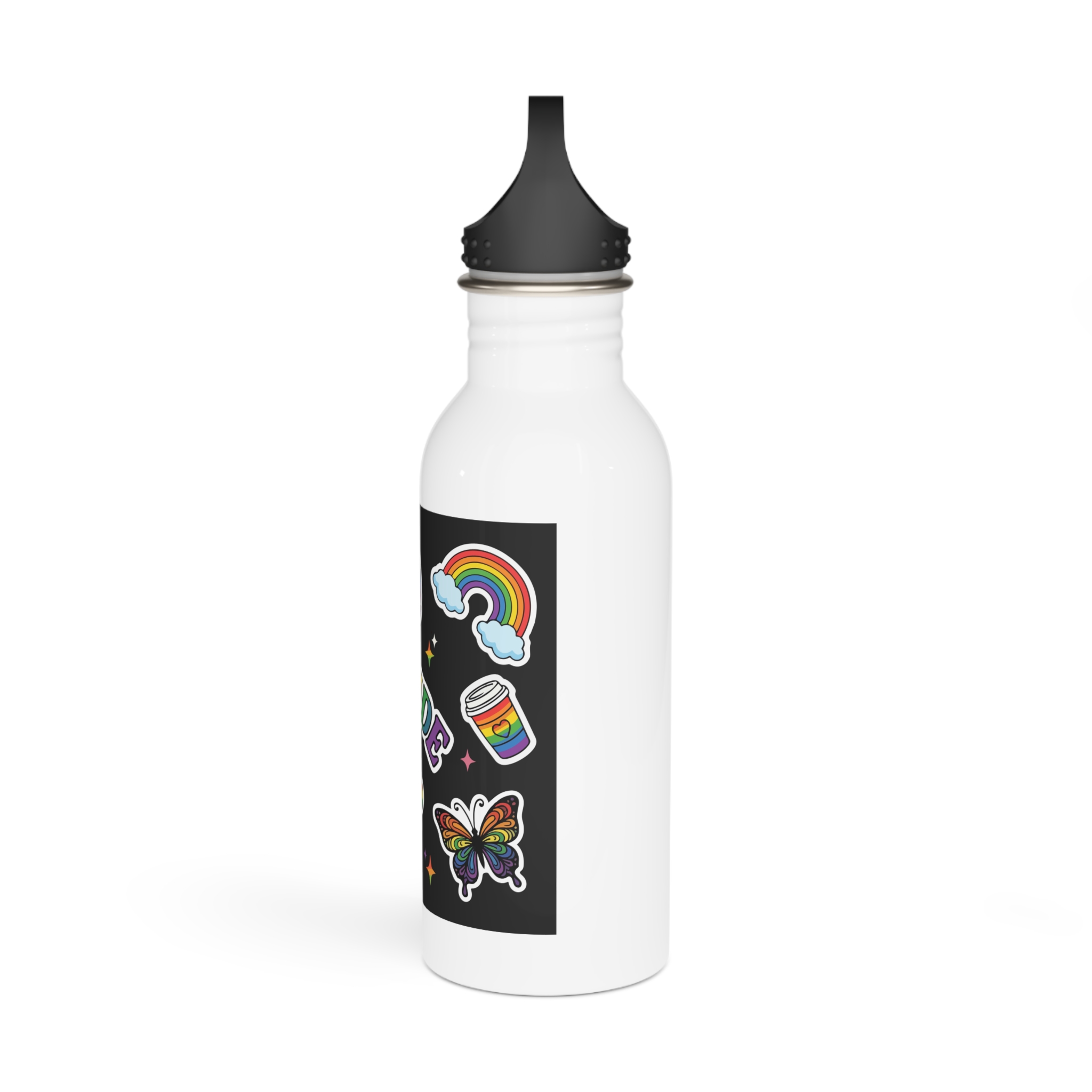 Lesbian Pride Design 58922E Stainless Steel Water Bottle - Image 4