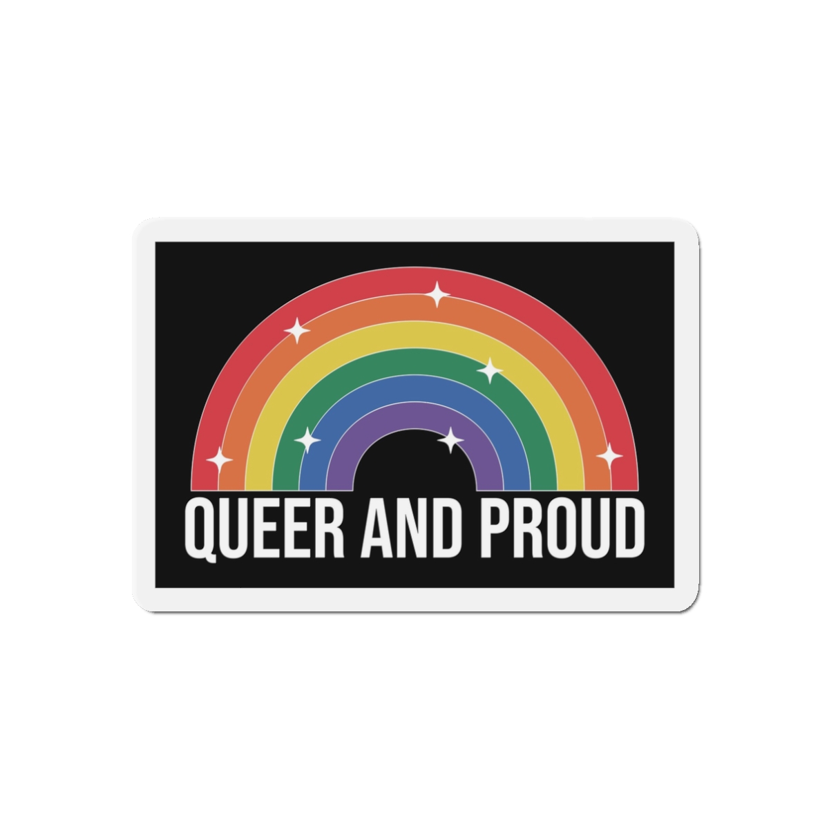 Pride Lgbtq Gay Typography Vector Tshirt Design(3) Die Cut Magnets - Image 4