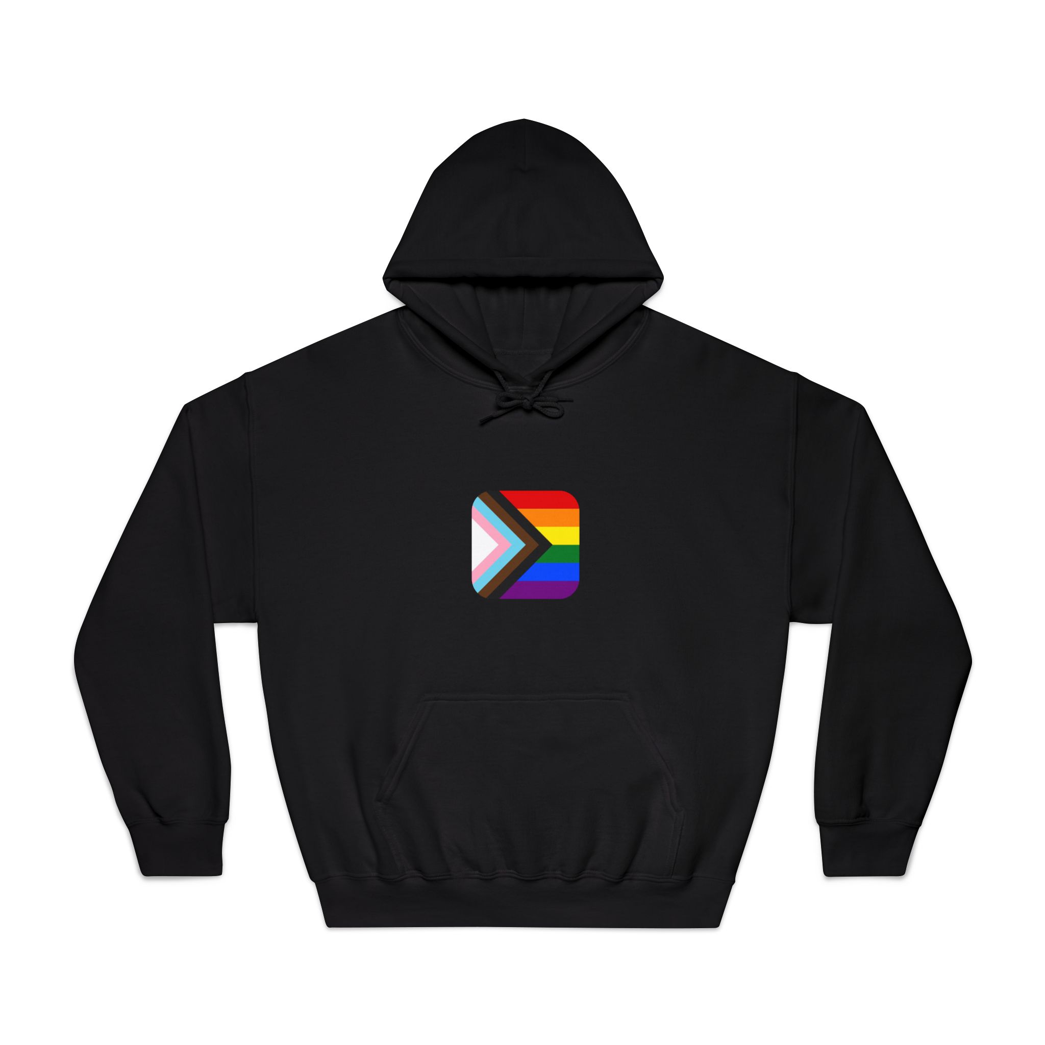 New Pride Flag Lgbtq Vector Illustartion Unisex Dryblend Hooded Sweatshirt - Image 9