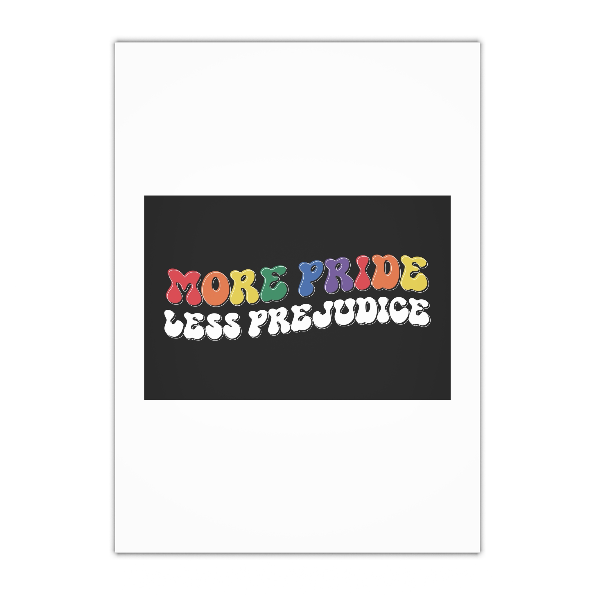 Pride Lgbtq Gay Typography Vector Tshirt Design(11) Gift Wrapping Paper Sheets 1pc