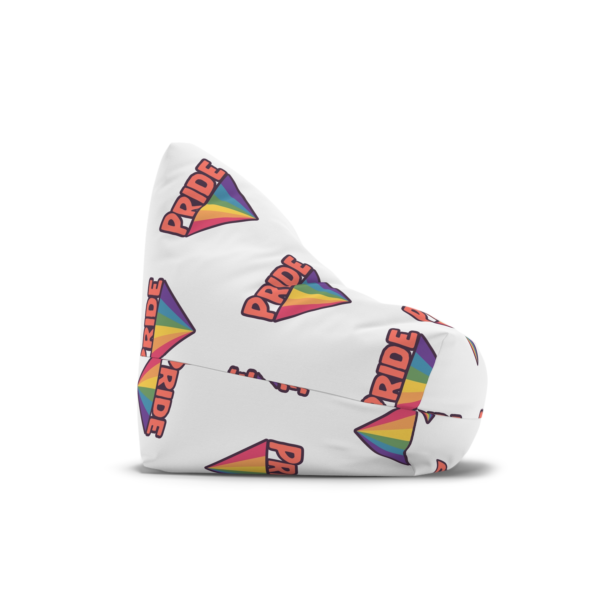 Pride With Rainbow Bean Bag Chair Cover - Image 3