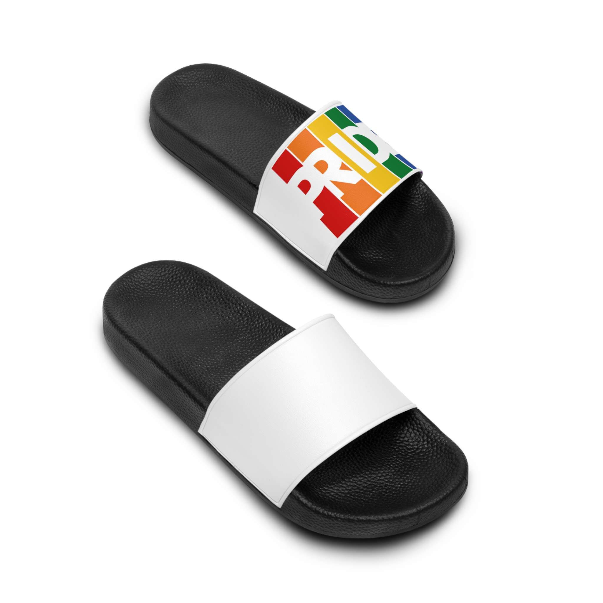 Lesbian Pride Design 23E1A1 Mens Slide Sandals - Image 4