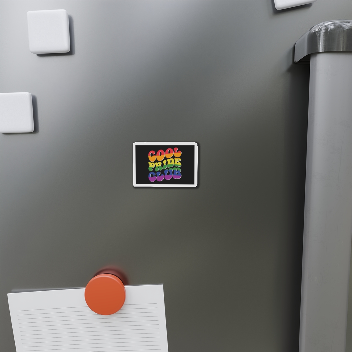 Word Cool Black Background Die Cut Magnets - Image 2