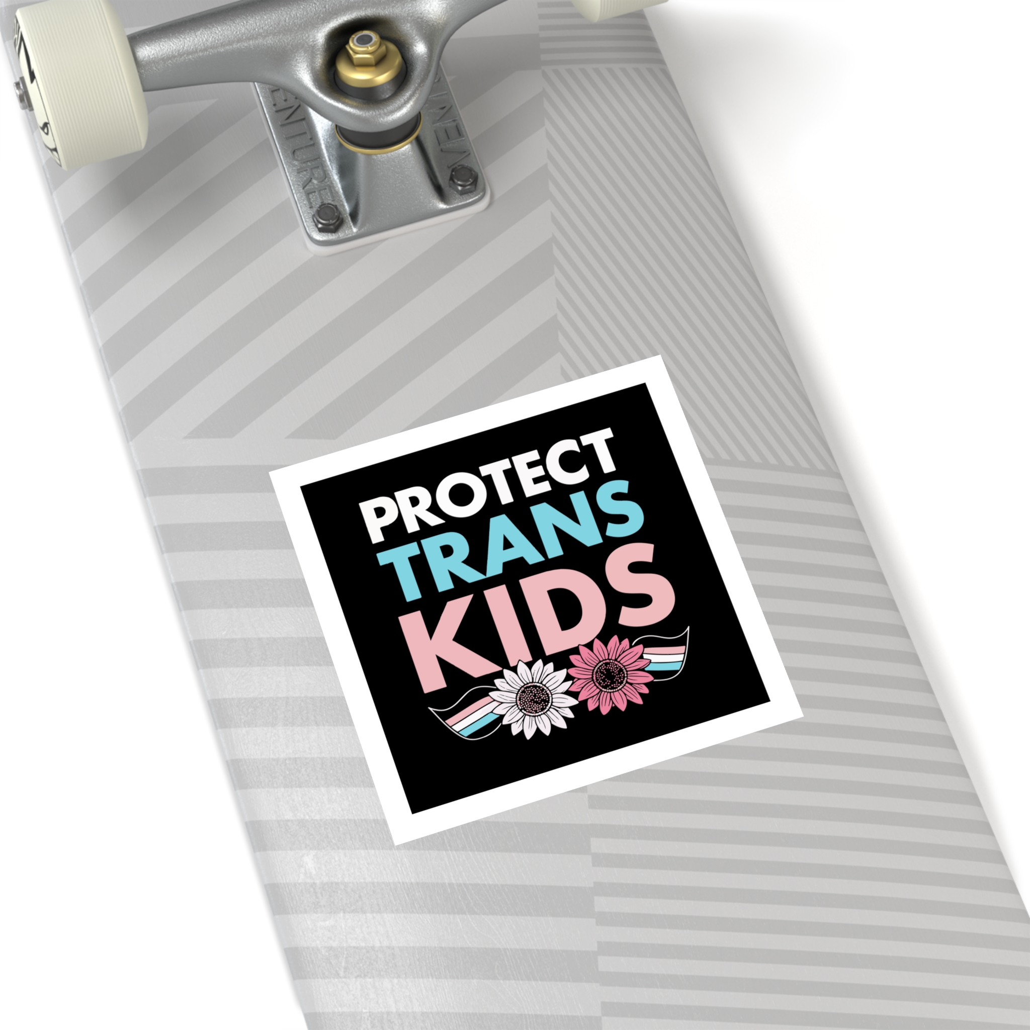 Protect Trans Kids(1) Laminate Stickers Square - Image 36