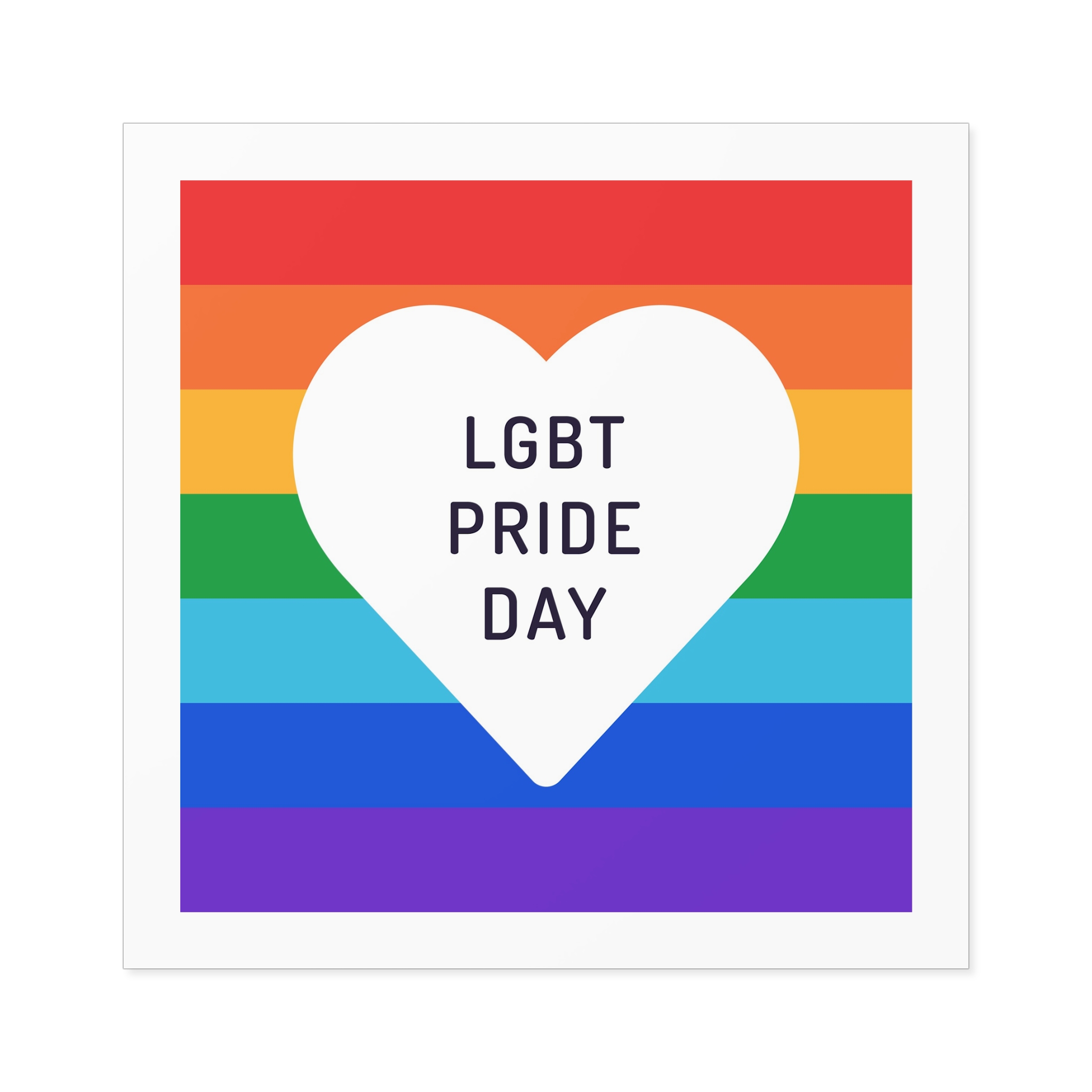 Pride Day 1 Laminate Stickers Square - Image 49