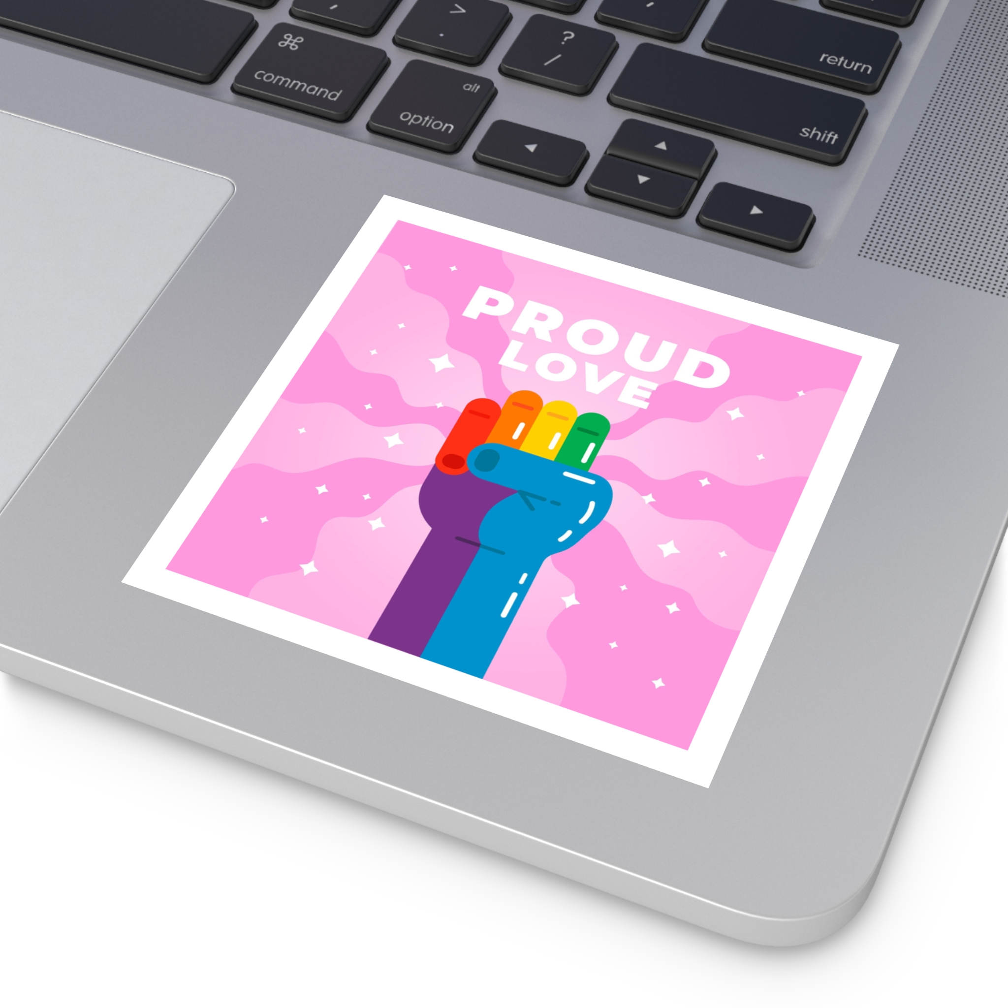 Pride Day Concept(4) Laminate Stickers Square - Image 31