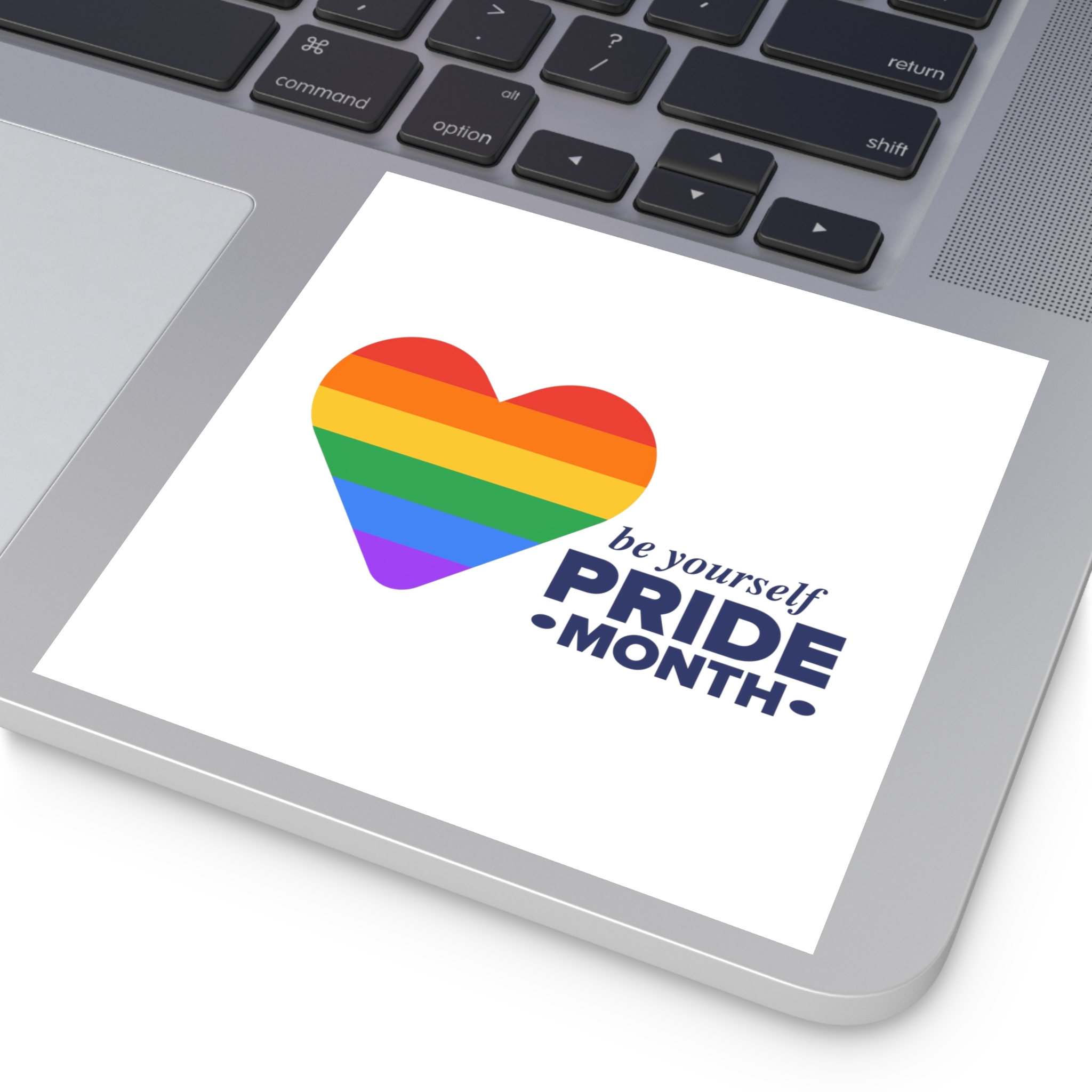 Lgbt Pride Month June Lgbt Flag Rainbow Flag Love Concept Vector Illustration Poster Laminate Stickers Square - Image 39