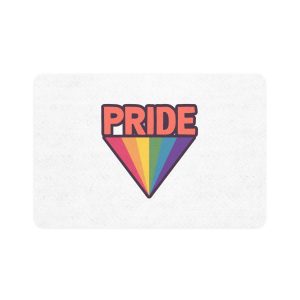 Pride With Rainbow(1) Pet Food Mat 12x18