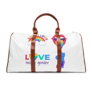 Flat Labels Collection Pride Month Celebration(2) Waterproof Travel Bag
