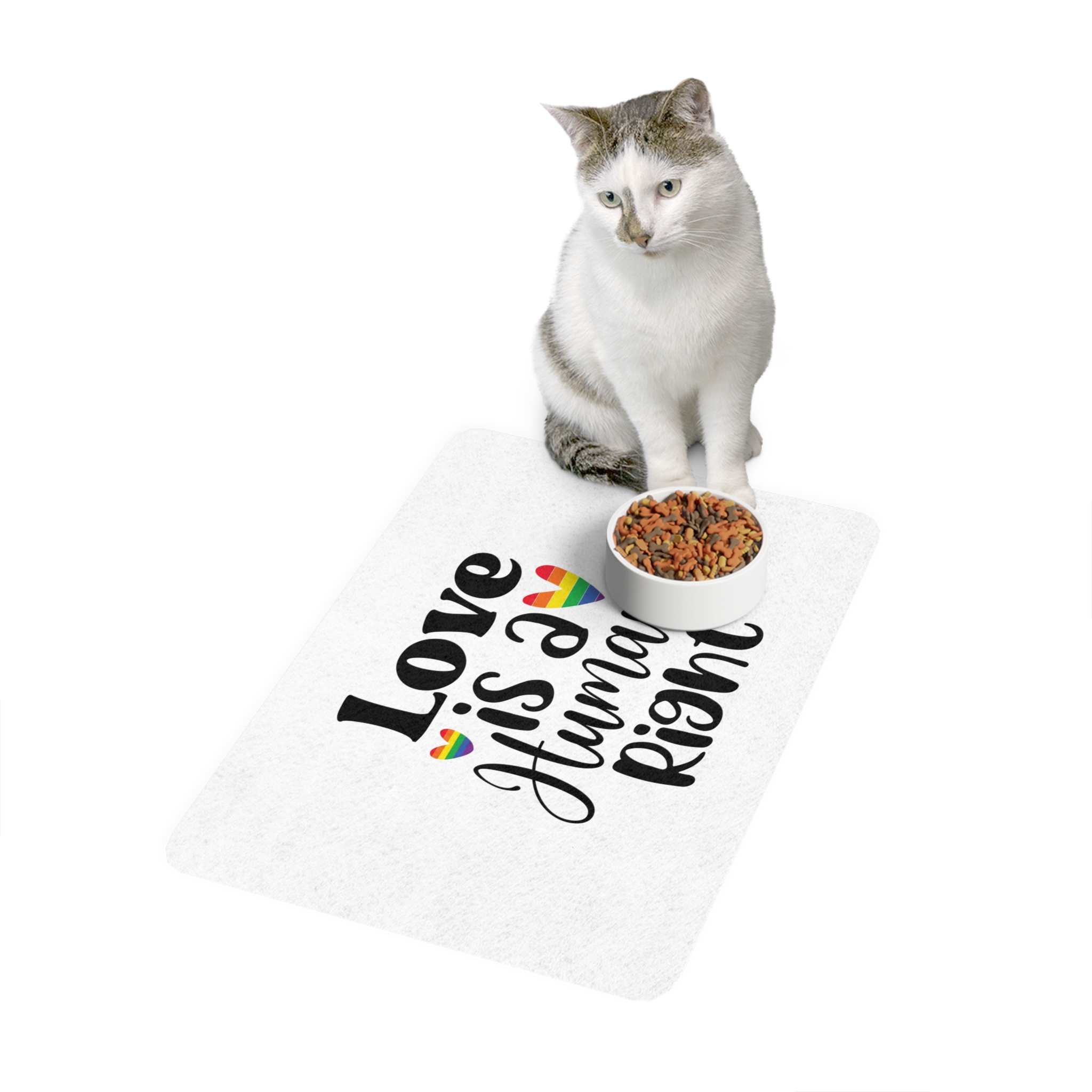 Gay Pride Svg Design (2) Pet Food Mat 12x18 - Image 3