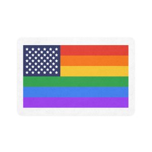 Lgbt Pride Month June Lesbian Gay Bisexual Transgender Lgbtq Flag Rainbow Vector (1) Pet Food Mat 12x18
