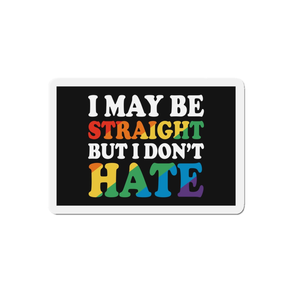 Pride Gay Lgbt Rainbow Tshirt Design(3) Die Cut Magnets - Image 7
