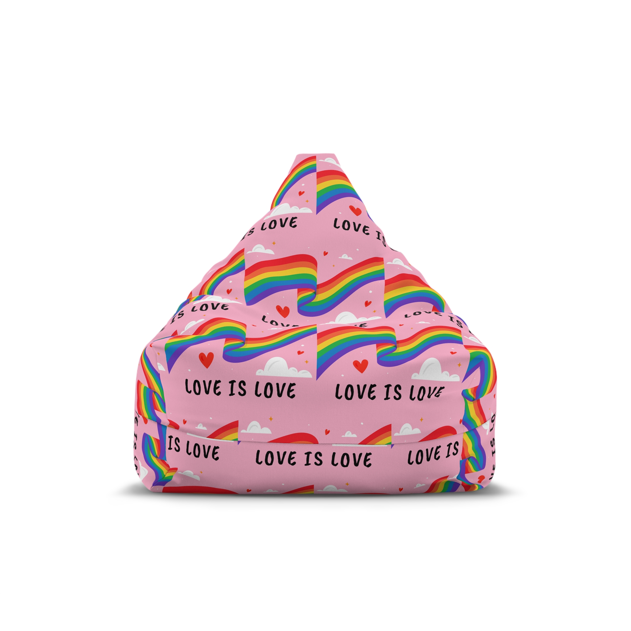 Colorful Flag Pride Day Bean Bag Chair Cover