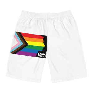 Happy Pride Day Concept Lgbtq Community Lgbt Pride Typography Vector Mens Board Shorts Aop