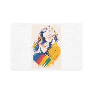 Lesbian Pride Design 1754C4 Pet Food Mat 12x18