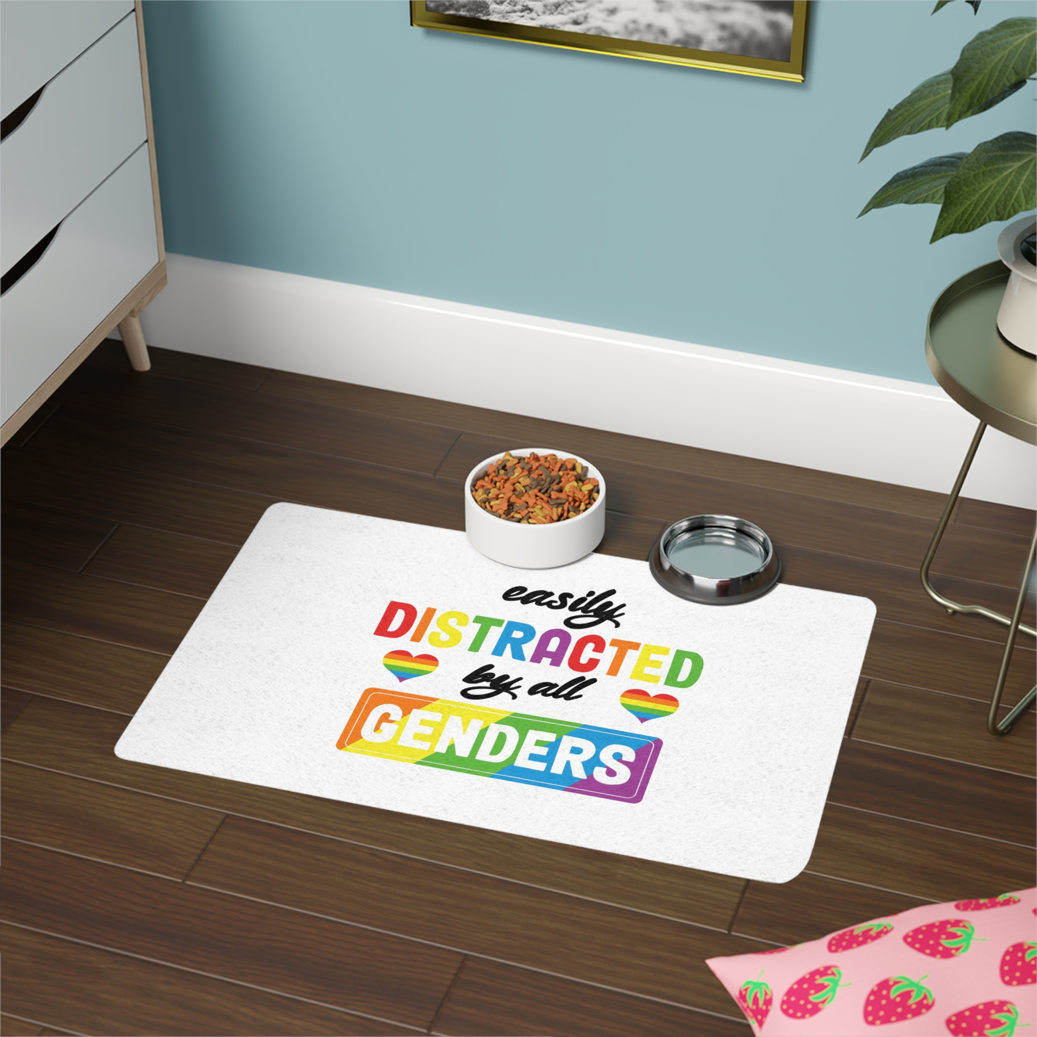 Lgbt Part Svg Tshirt Design Lgbt Part Svg Cut Files Design Lgbt Part Typography Vector Design (1) Pet Food Mat 12x18 - Image 4