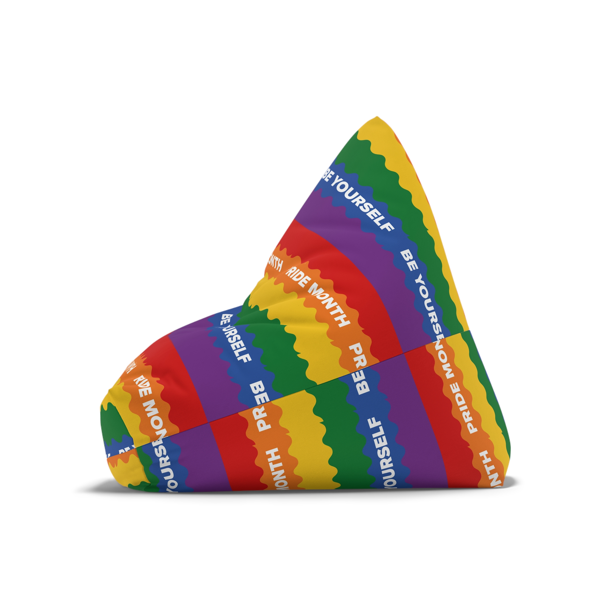 Lgbt Pride Month June Lesbian Gay Bisexual Transgender Lgbtq Flag Rainbow Vector Bean Bag Chair Cover - Image 8