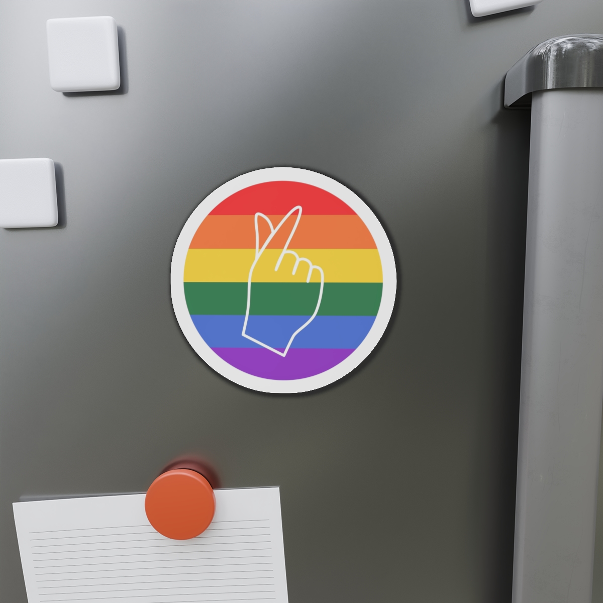 Lgbtq Diversity Rainbow Pride Concept Vector Isolated Illustration Die Cut Magnets - Image 11