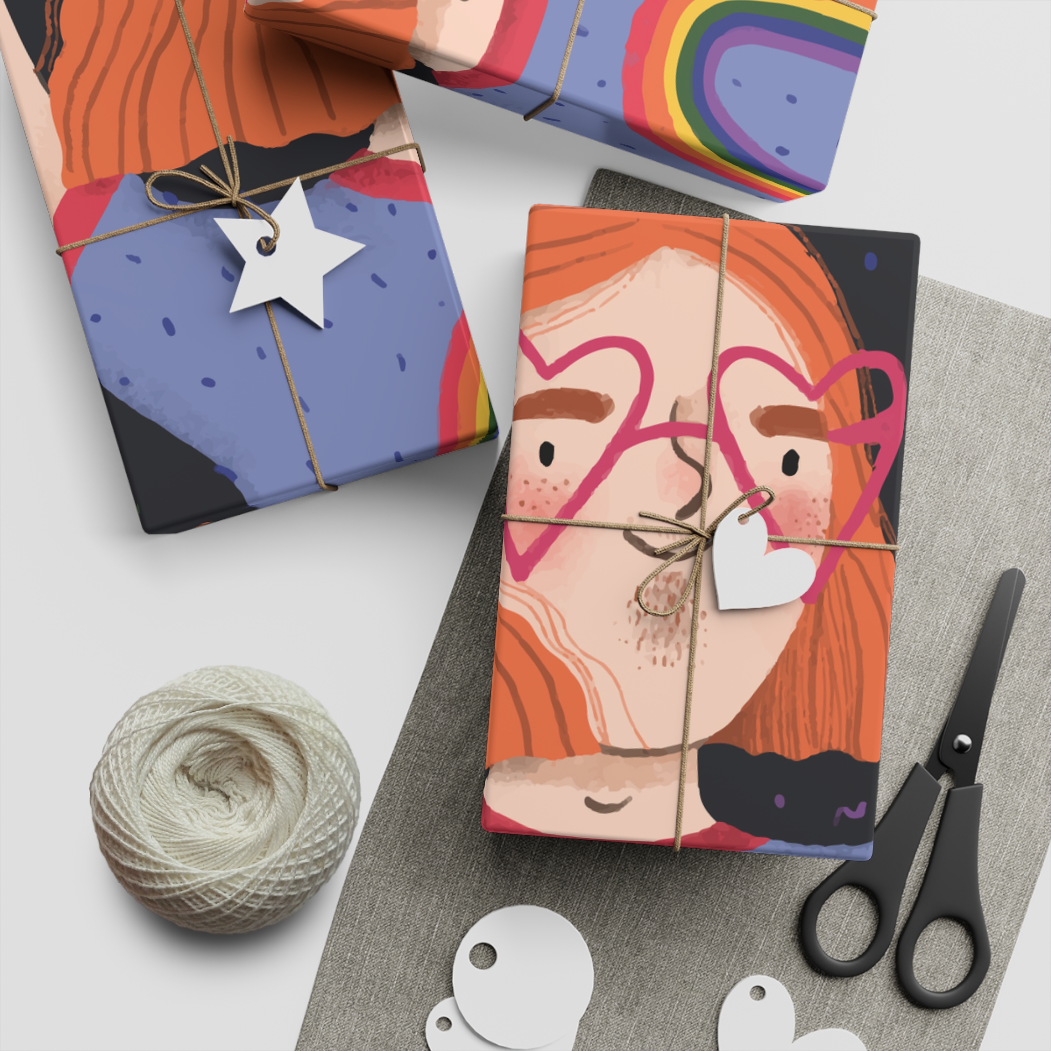 Pride Day Concept Equality Message Gift Wrapping Paper Sheets 1pc - Image 5