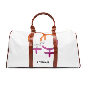Lesbian Orientation Identity Symbol Waterproof Travel Bag