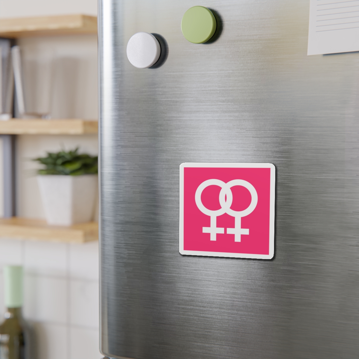 Lesbian Pride Design 2B26C2 Die Cut Magnets - Image 6