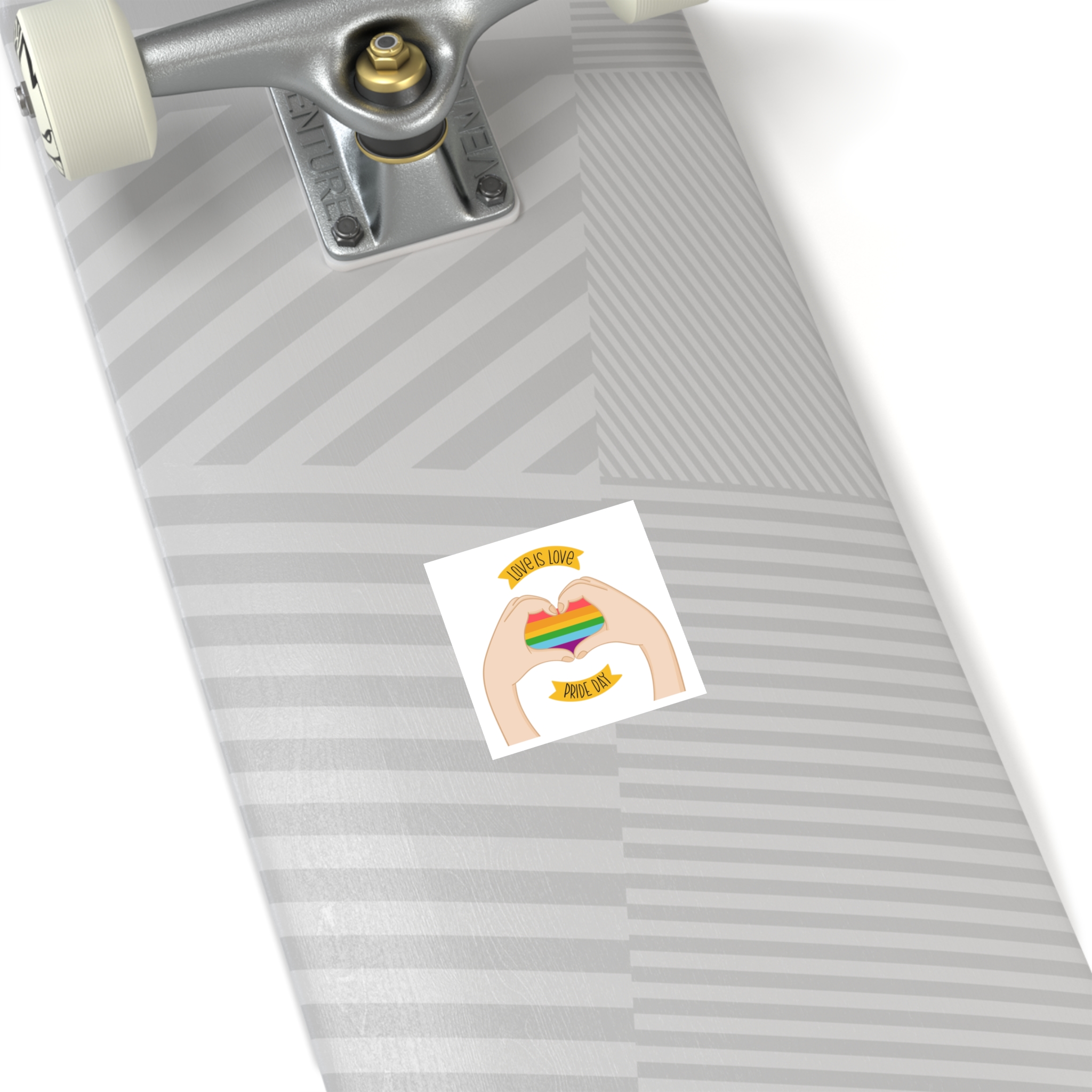 Pride Day Concept(1) Laminate Stickers Square - Image 4