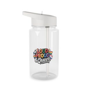 Loud Proud Queer T Shirt Design Isolated White Background 3 Tritan Water Bottle