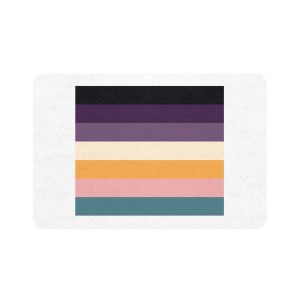 Lesbian Pride Design F631CF Pet Food Mat 12x18