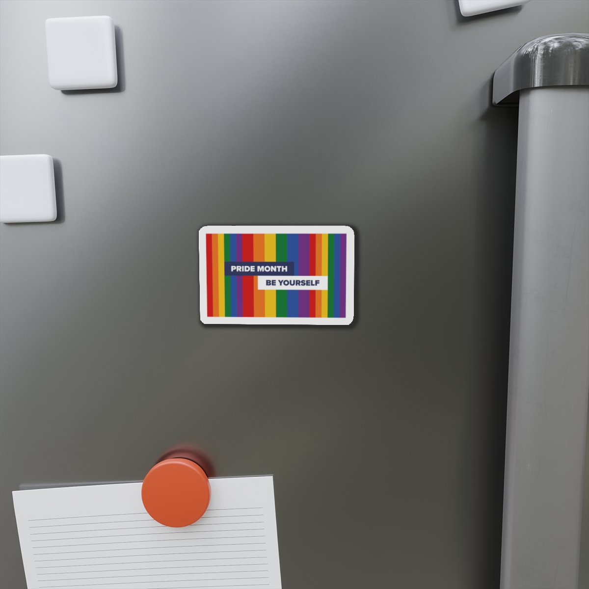 Lgbt Pride Month June Lesbian Gay Bisexual Transgender Lgbtq Flag Rainbow Vector2 Die Cut Magnets - Image 5