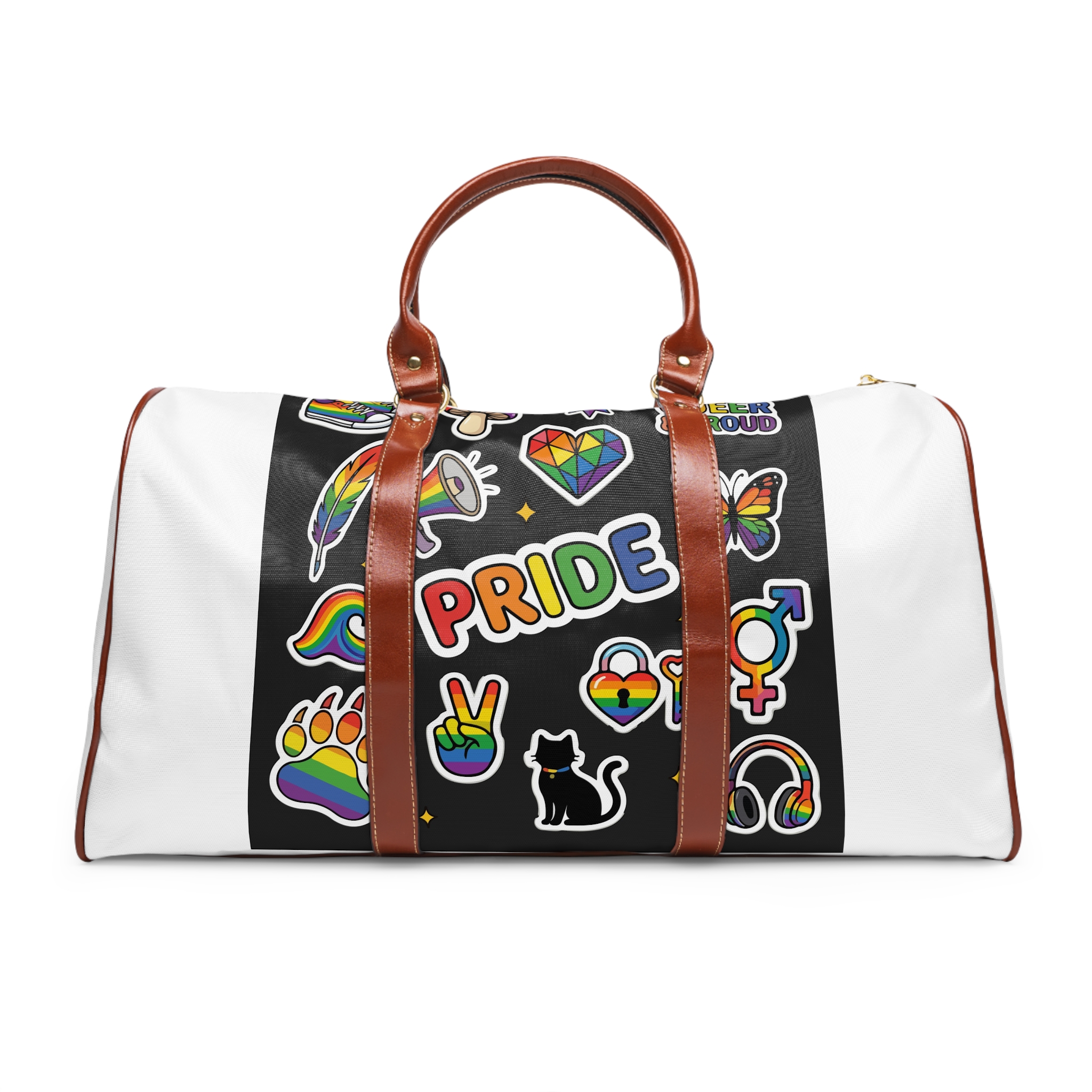 Lesbian Pride Design 33FA23 Waterproof Travel Bag