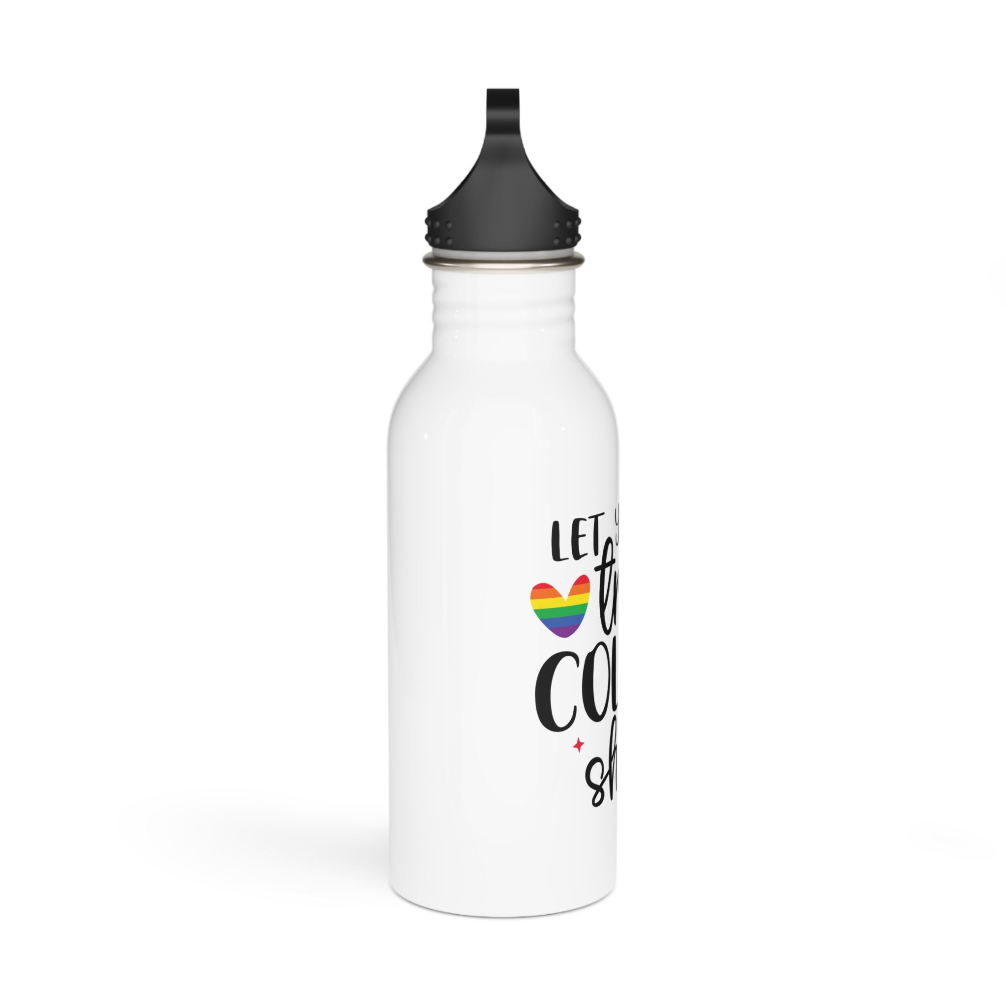 Gay Pride Svg Design(5) Stainless Steel Water Bottle - Image 2