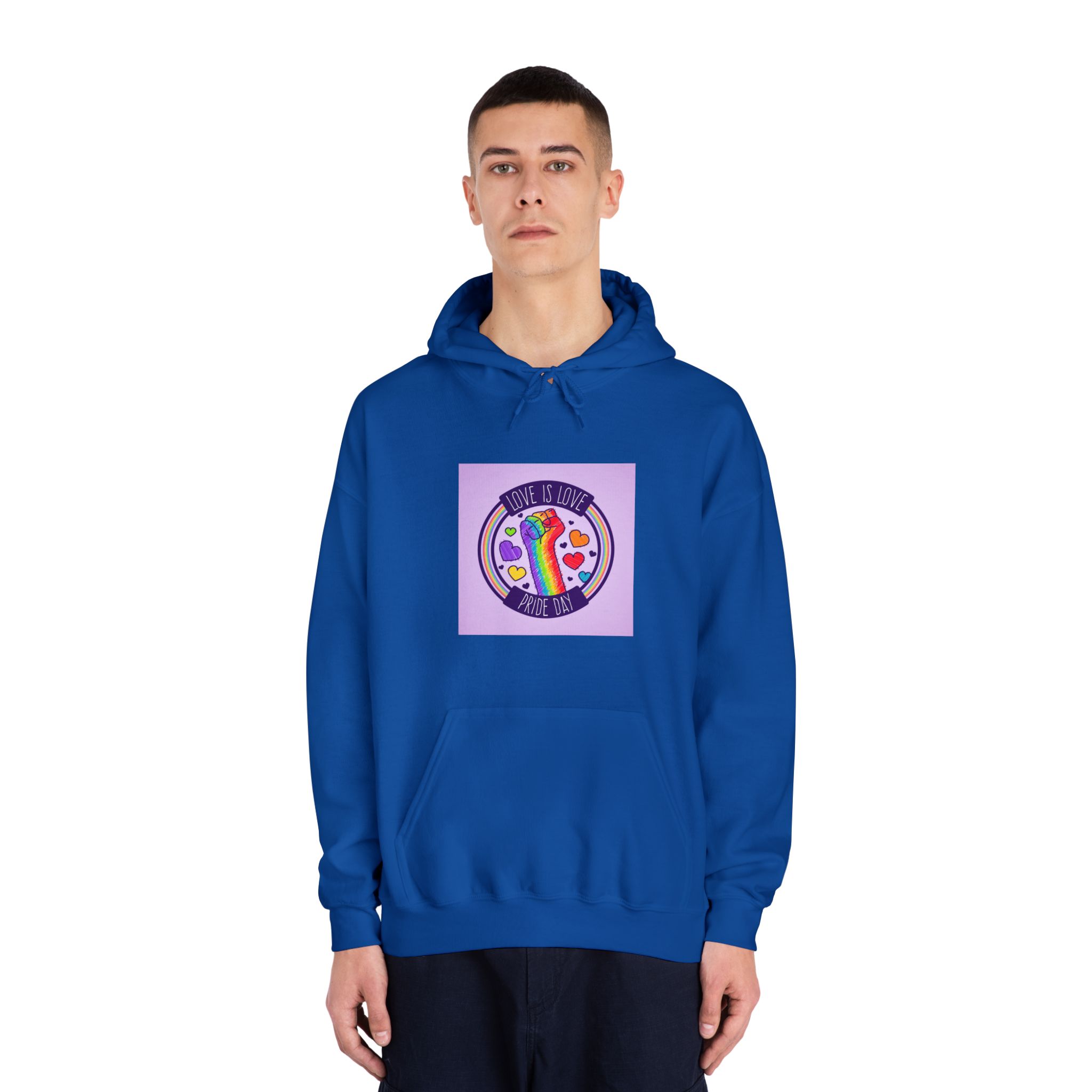 Pride Day Event Concept Unisex Dryblend Hooded Sweatshirt - Image 27