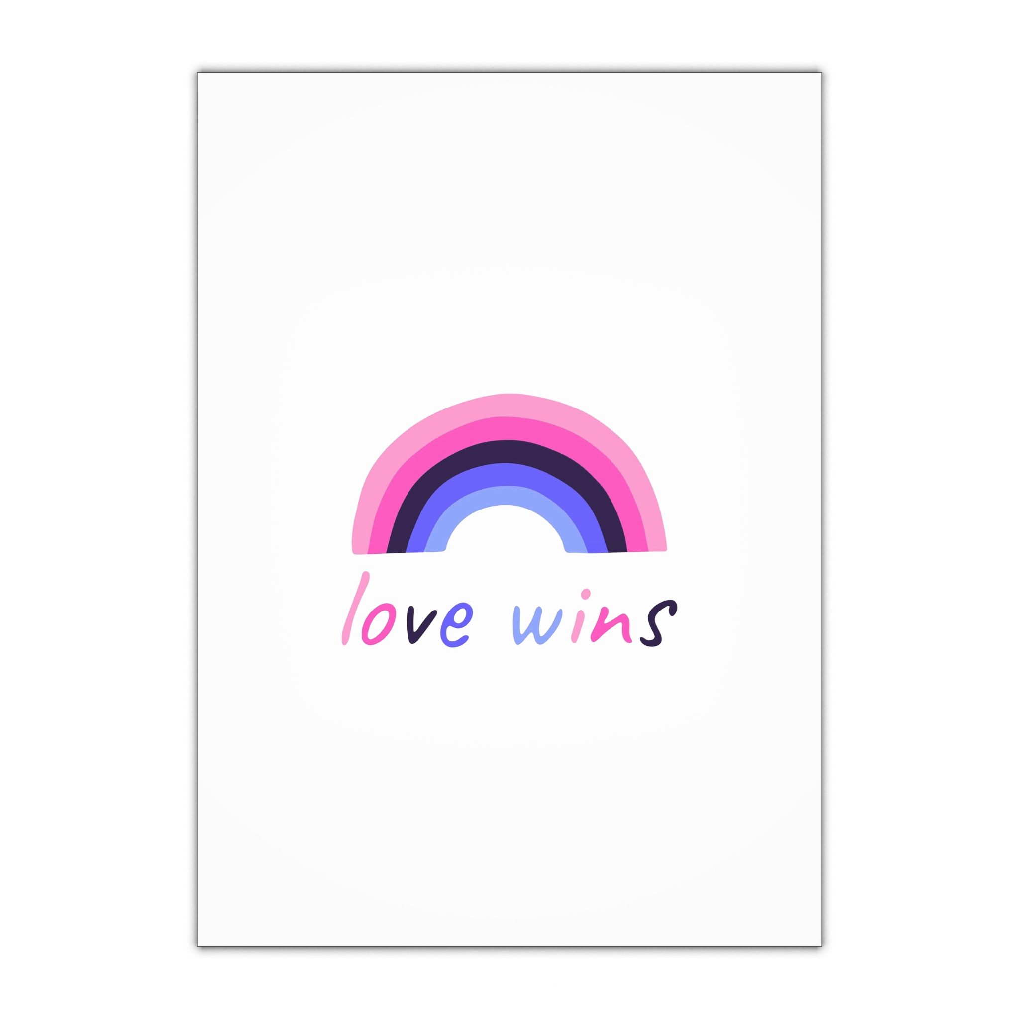 Colorful Rainbow Shape Omnisexual Pride Flag Happy Pride Day Lgbtqia Community Pride Month Vector Hand Drawn Doodle Posters Stickers Logo Cards Gift Wrapping Paper Sheets 1pc