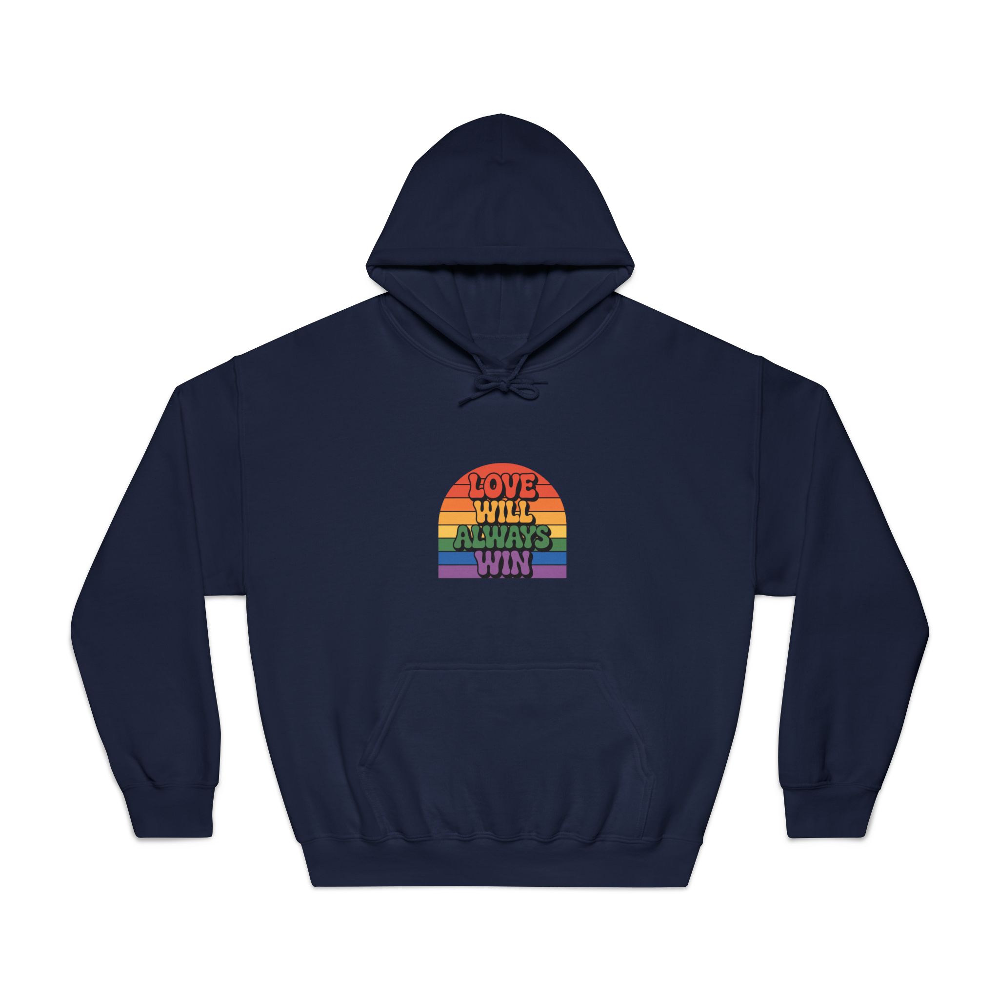 Love Will Always Win Pride Celebration Unisex Dryblend Hooded Sweatshirt - Image 29