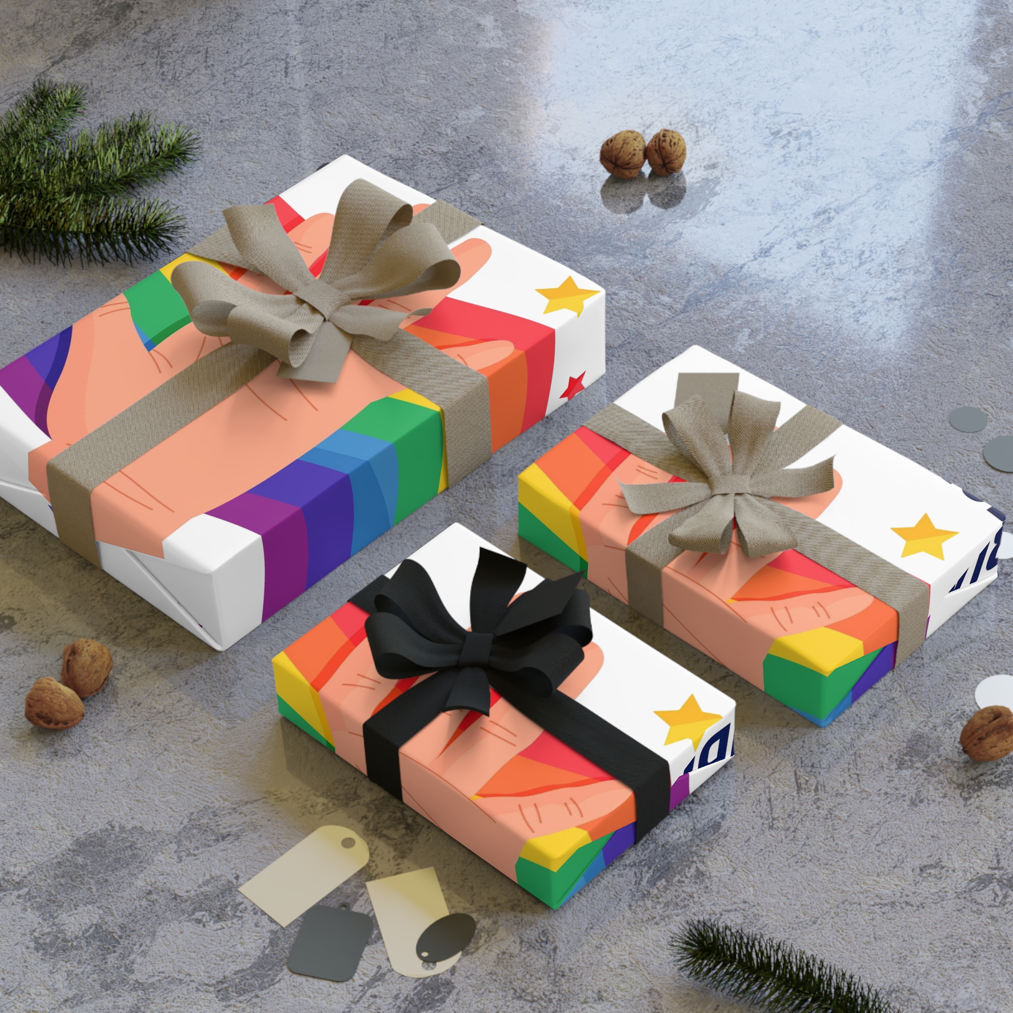 Stop Homophobia Gift Wrapping Paper Rolls 1pc - Image 4